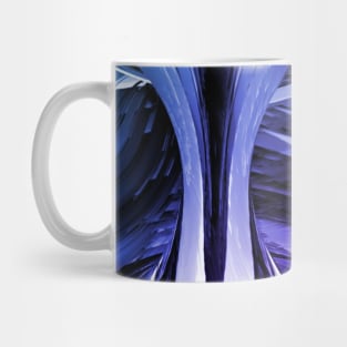 Purple Ombre Feminine Mosaic Mug